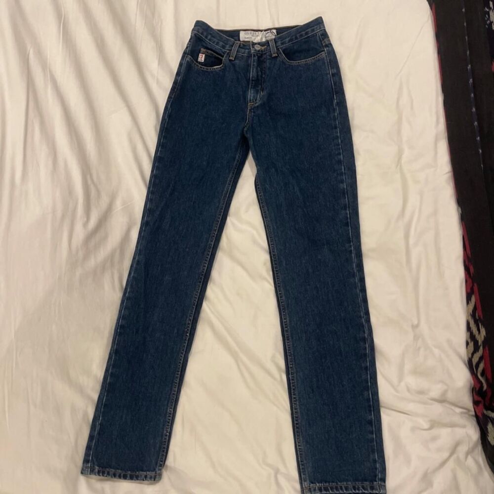 Guess Women's Navy and Blue Jeans